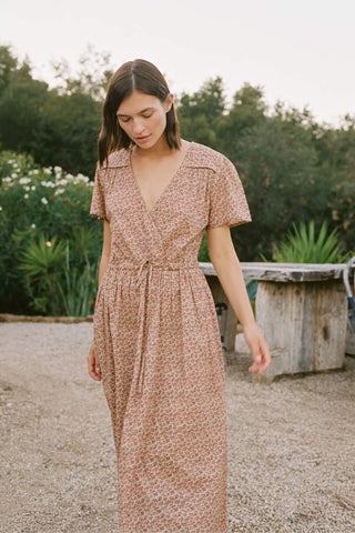 The Simple Dawn Dress | Berry Ditsy Red