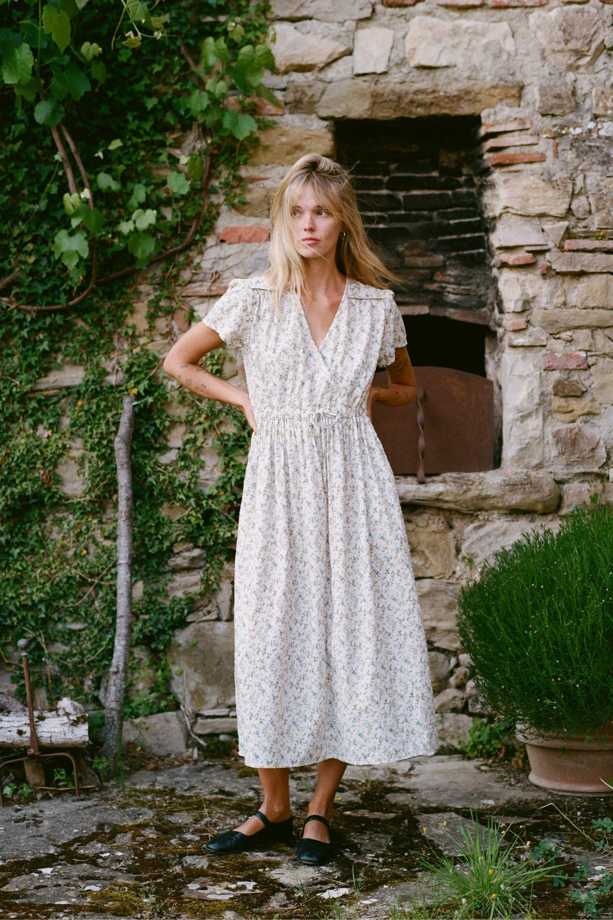The Dawn Dress Petites | Women's Midi Dress in Sea Spray, PXL The Dawn Dress Petites | Women's Midi Dress in Sea Spray, PXL
