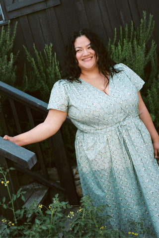 The Simple Dawn Dress Extended | Teal Trellis