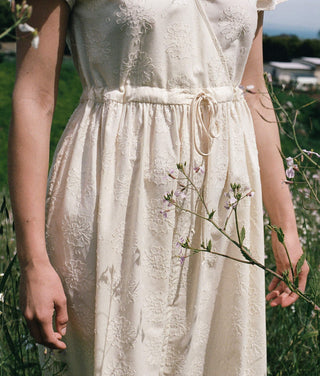 The Dawn Dress | Sunflower Jacquard