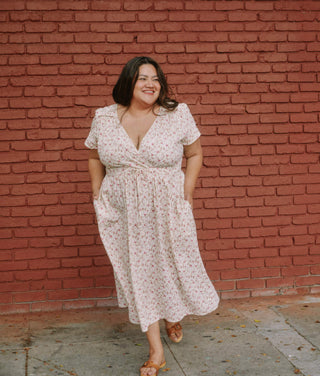 The Dawn Dress Extended | Tea Rose
