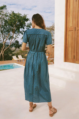 The Dawn Dress Petites | Essence Blue