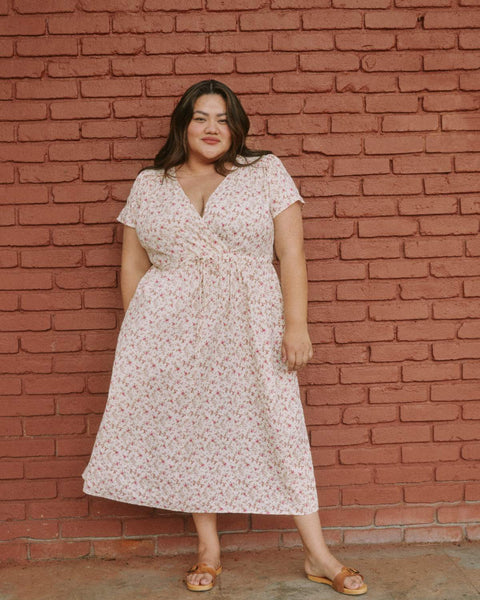 Dawn Dress - Rose Pink Polka, Dressshop