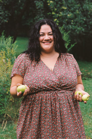 The Dawn Dress Extended | Evergreen Apple Harvest