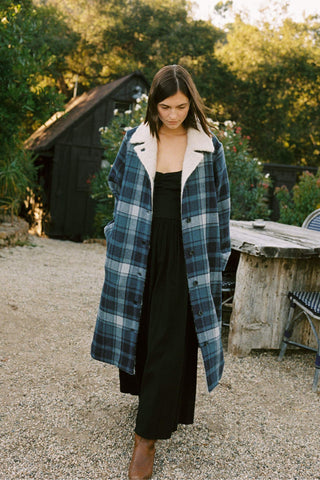 The Eleanor Coat | Rain Plaid