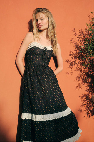 The Emma Dress | Black Aster Garden