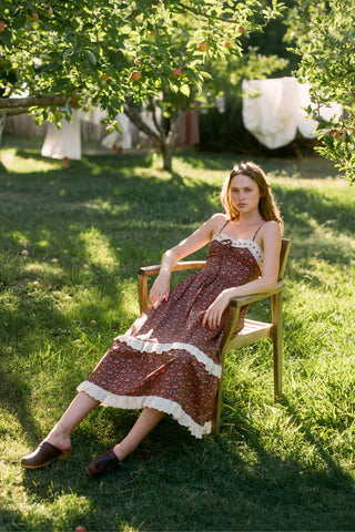 The Emma Dress | Evergreen Apple Harvest