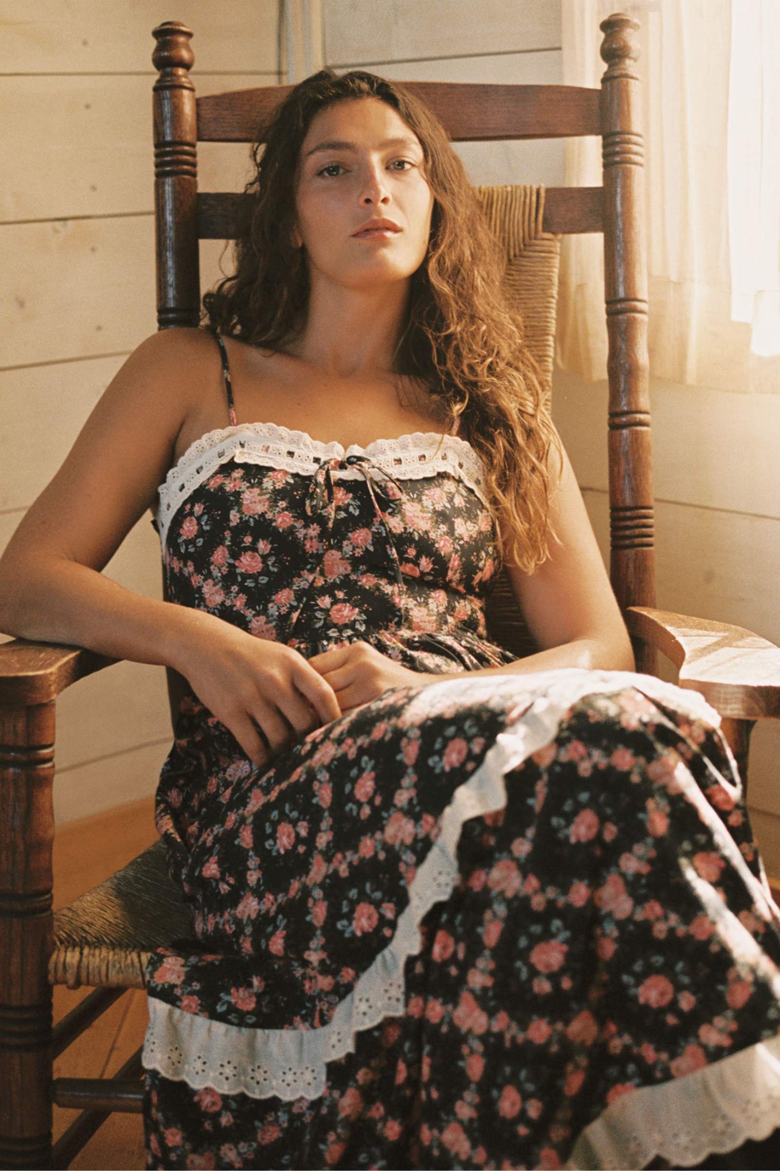 The Emma Dress | Night Rose Lattice – Christy Dawn