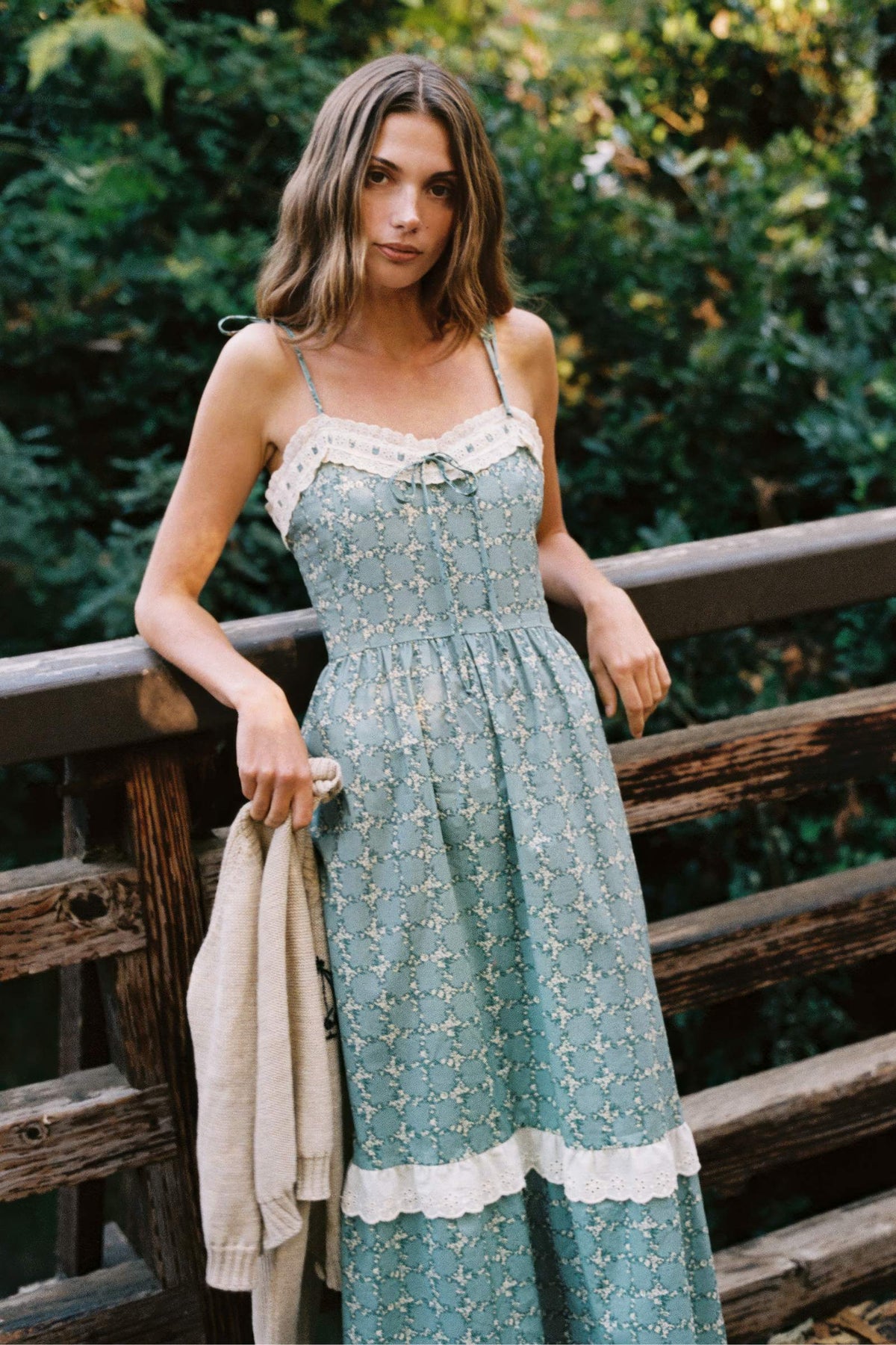The Emma Dress | Teal Trellis Christy Dawn The Emma Dress | Teal Trellis Christy Dawn
