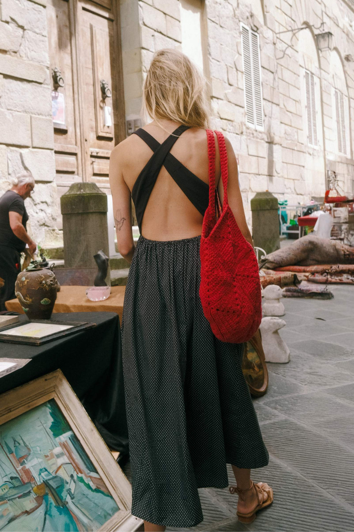 The Fernanda Dress | Noir Dot