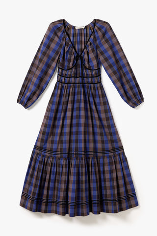 The Nyla Dress | Lazuli Plaid