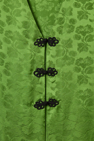 The Geneva Blouse | Emerald Jacquard