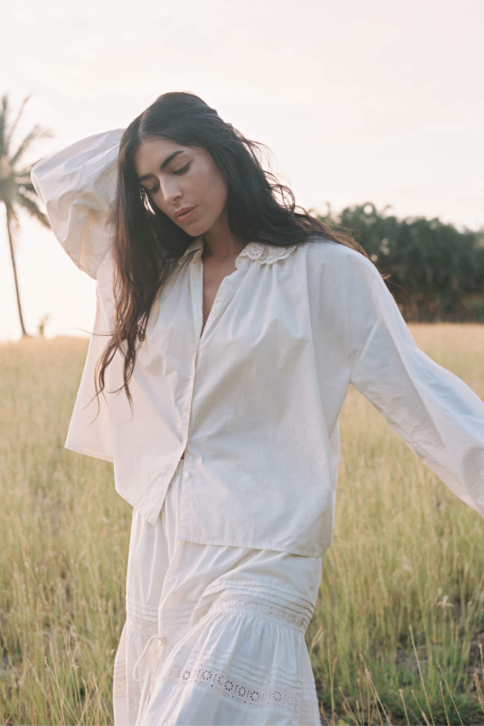 The Ghita Blouse | Pearl – Christy Dawn