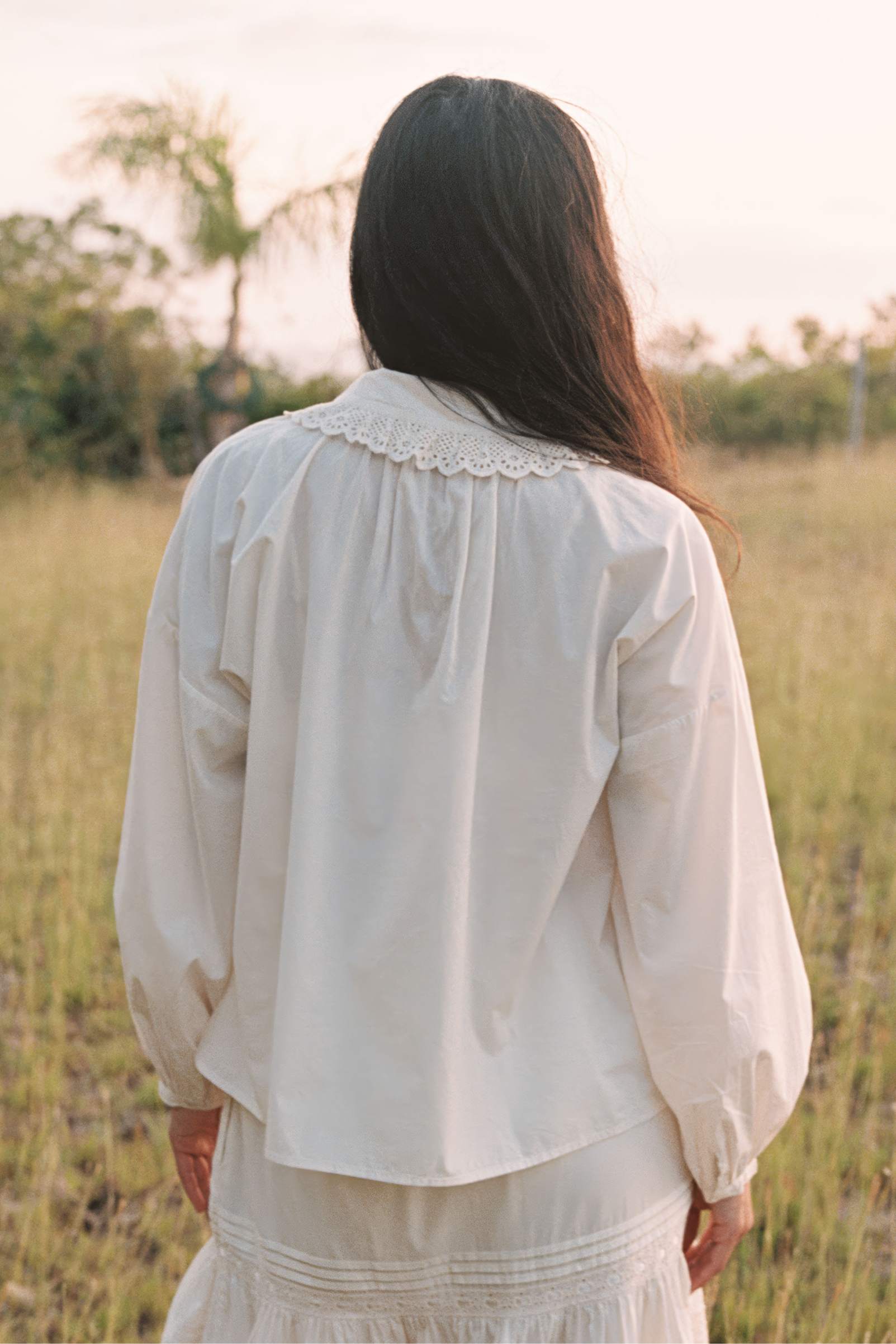 The Ghita Blouse | Pearl – Christy Dawn