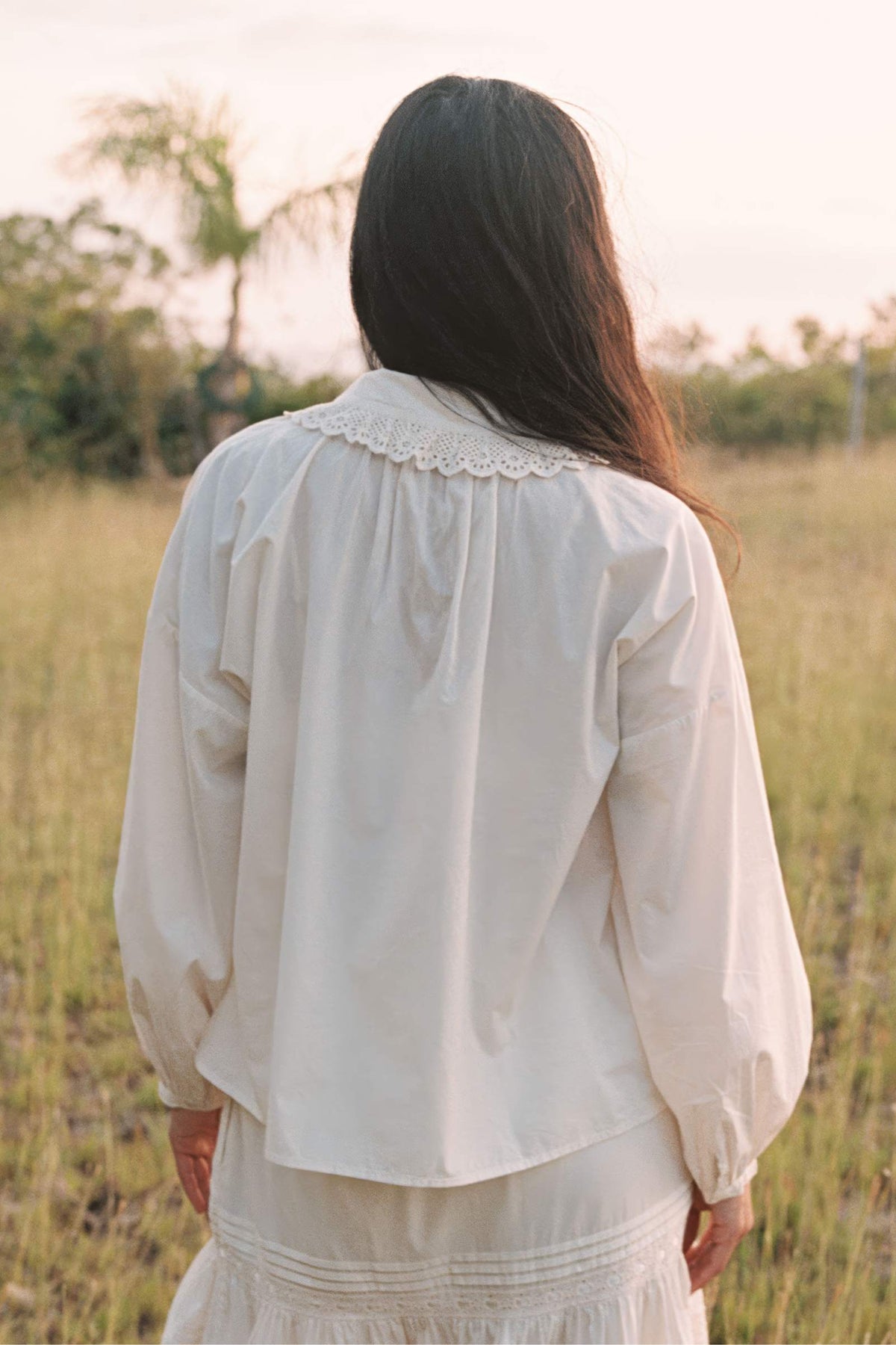 The Ghita Blouse | Pearl – Christy Dawn