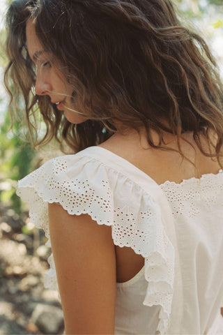 The Gianni Blouse | Pearl