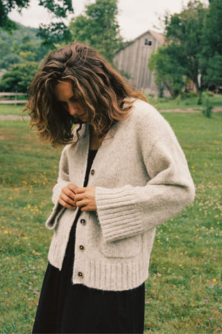 The Helga Cardigan | Mist