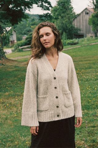 The Helga Cardigan | Mist