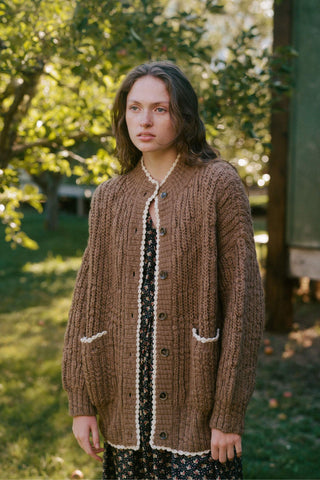 The Hilde Cardigan | Camel