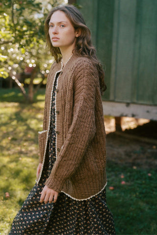 The Hilde Cardigan | Camel