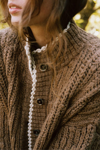 The Hilde Cardigan | Camel