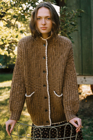 The Hilde Cardigan | Camel