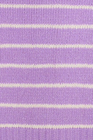 The Ingrid Sweater | Dried Lilac Stripe