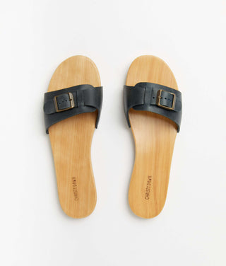 The Ventura Clog | Navy Leather