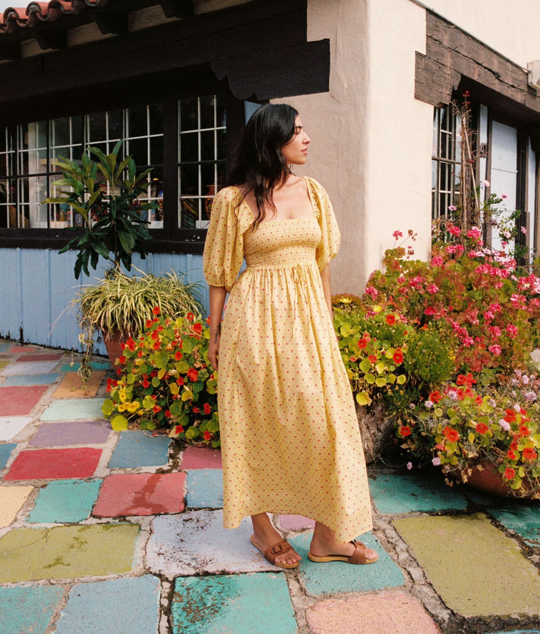 The Katrina Dress | Lemon Rose – Christy Dawn