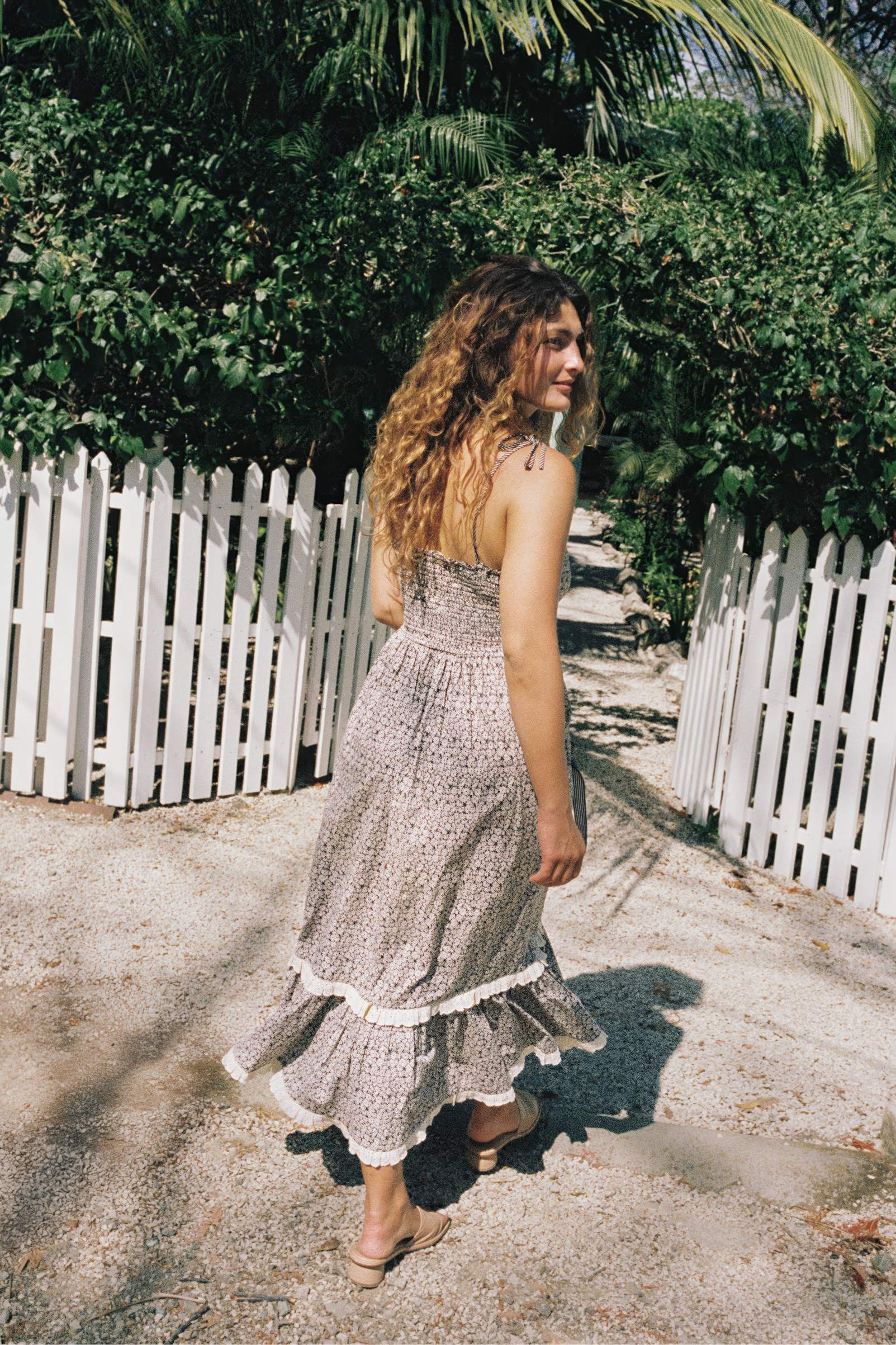 The Lia Dress | Noir Phlox – Christy Dawn