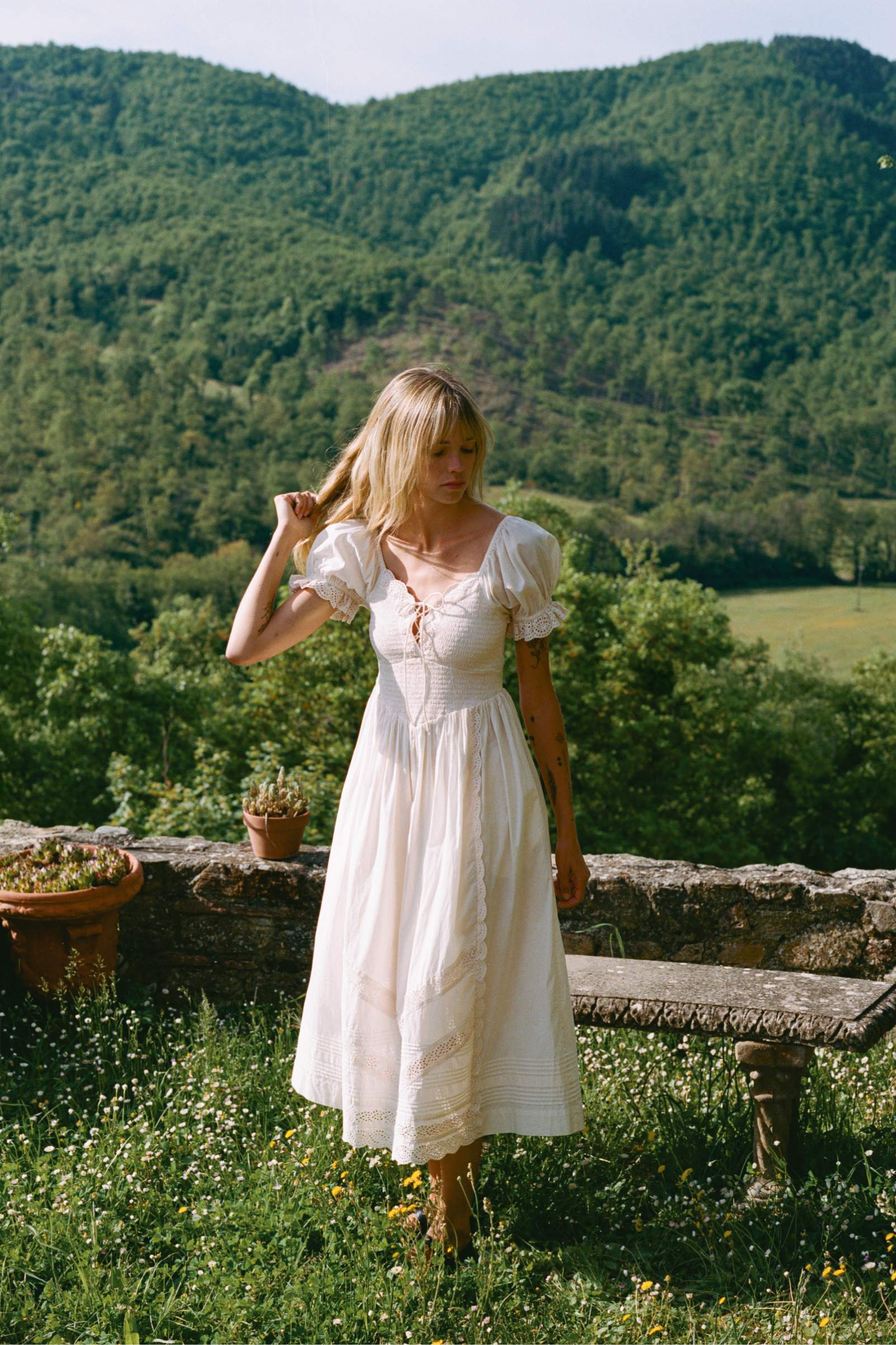 ワンピース THEREDTHEEAD S bicolor knit dress bicolor long knit dress（その他ワンピース）｜célon（セロン