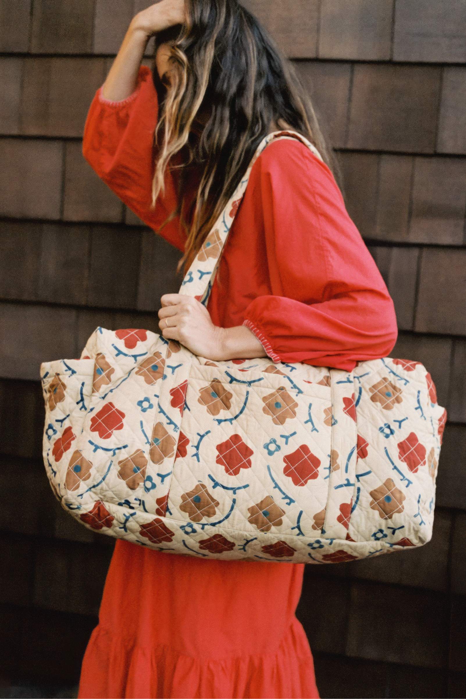 Maria Quilted Duffel | Oak Leaf – Christy Dawn