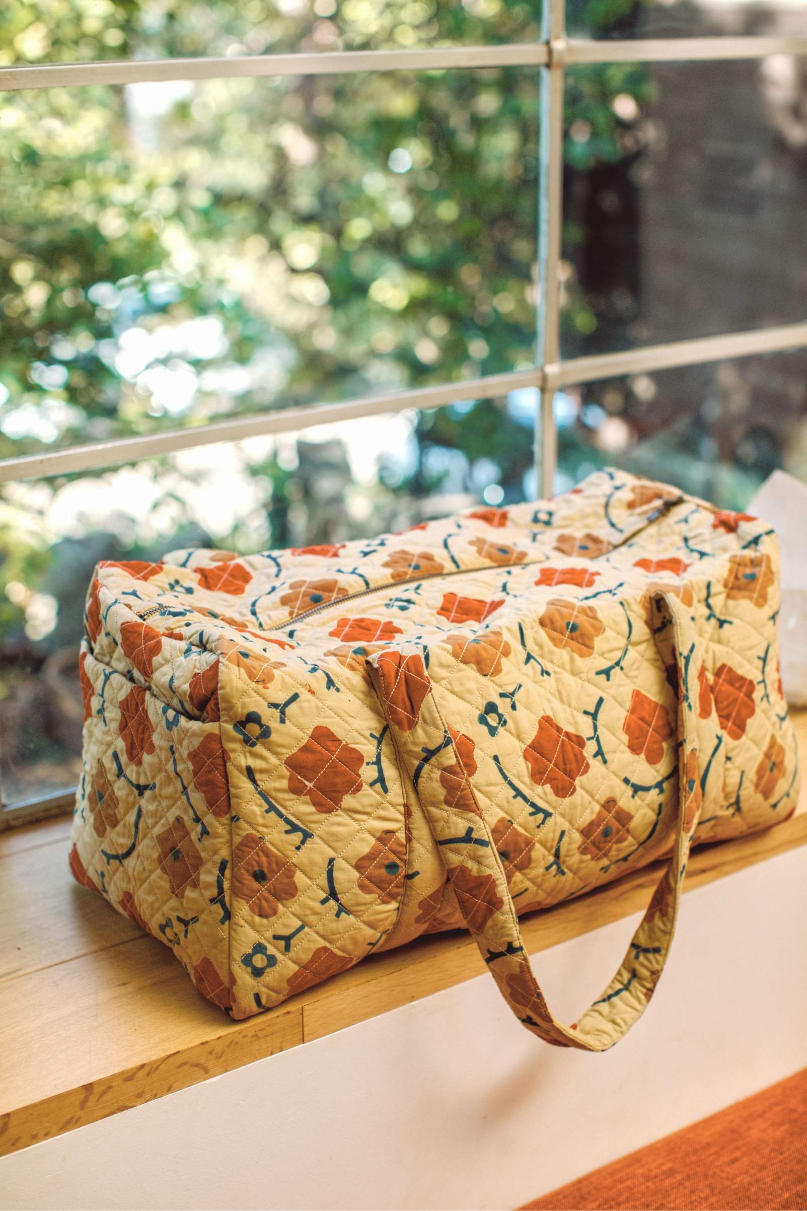 Maria Quilted Duffel | Oak Leaf – Christy Dawn