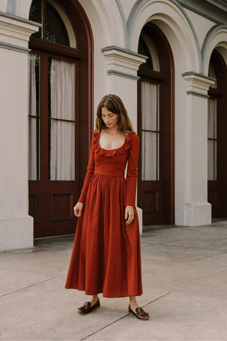 The Marion Dress | Red Dhalia