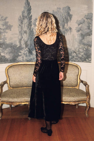 The Marion Dress | Raven Velvet