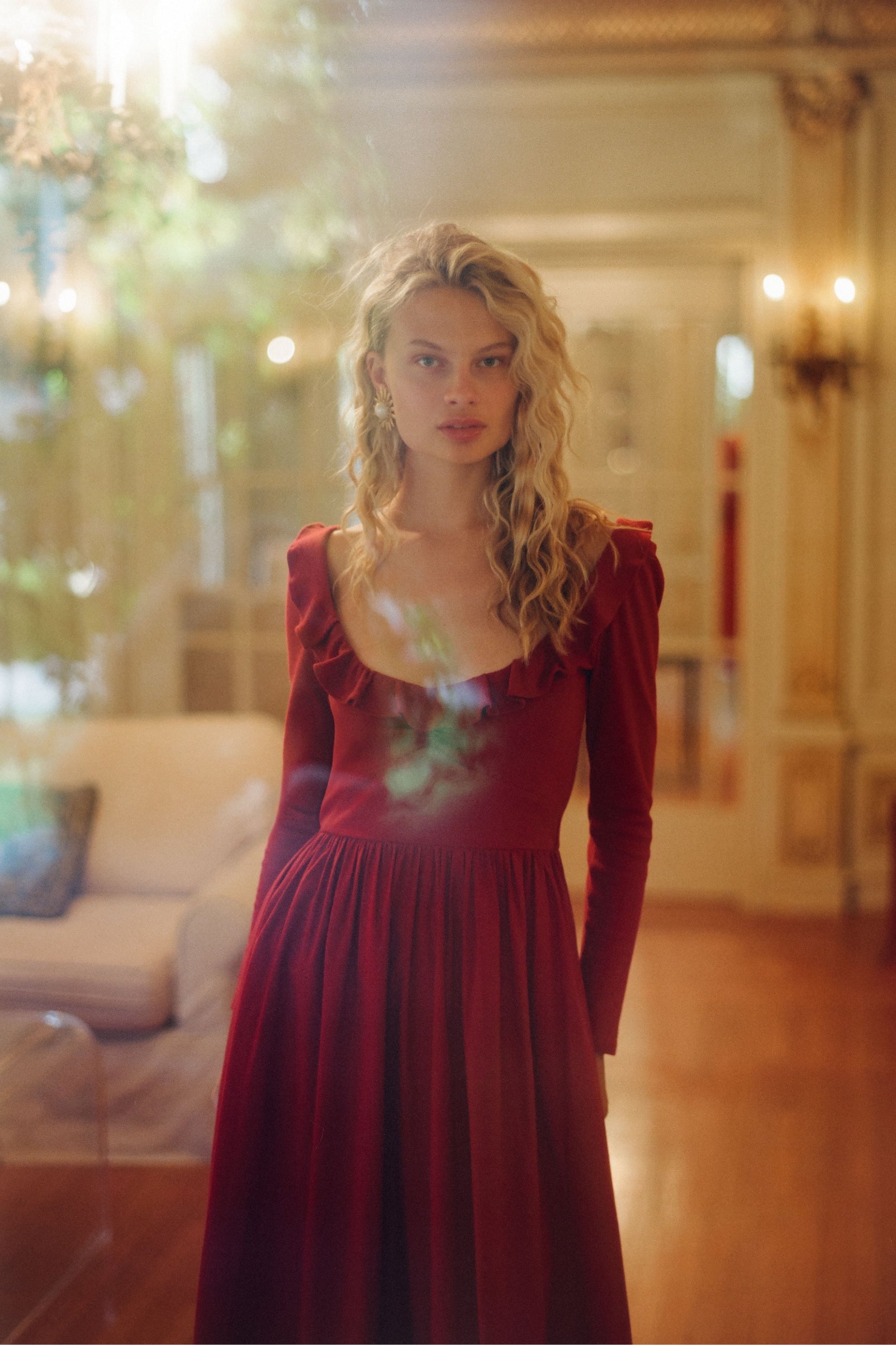 The Marion Dress | Red Dahlia – Christy Dawn