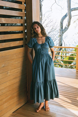The Brynne Dress | Essence Blue