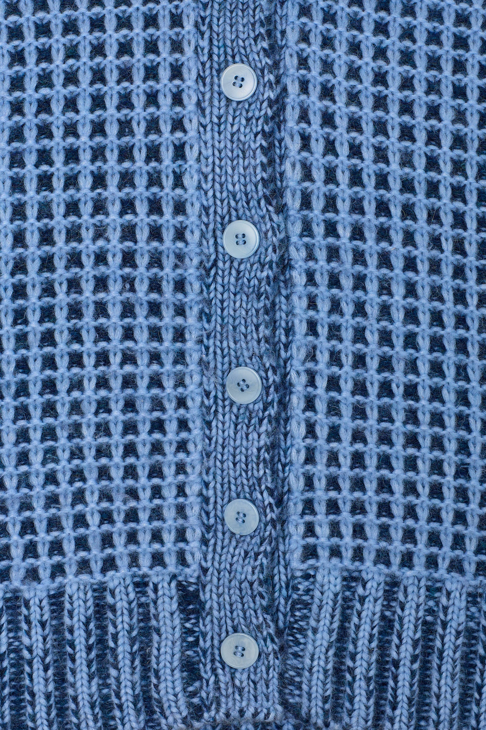 The Nilton Cardigan | Basketweave Blue – Christy Dawn
