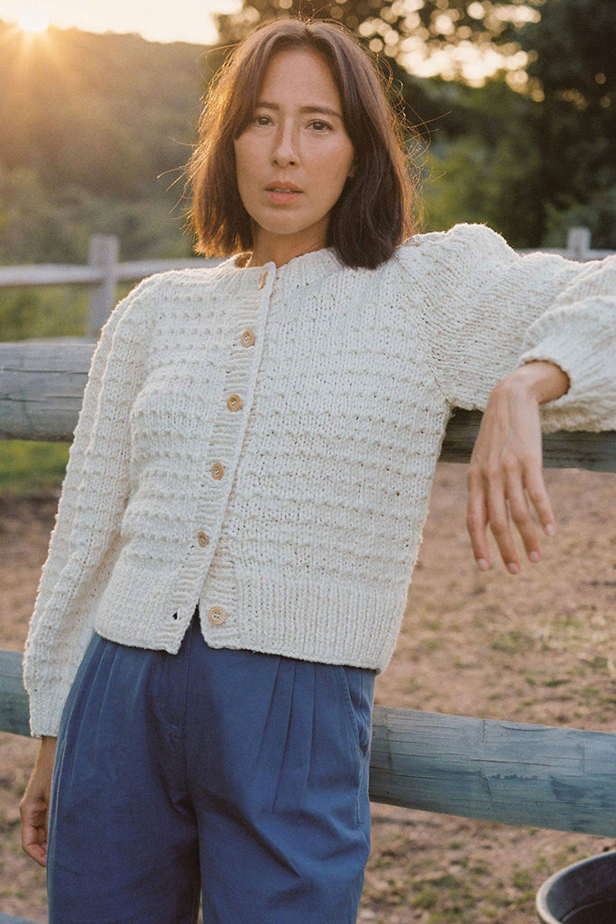 The Nola Cardigan | Creme