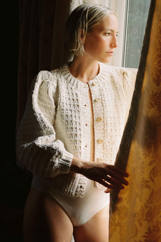 The Nola Cardigan | Creme