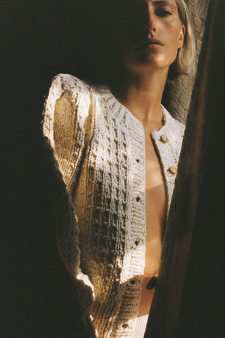 The Nola Cardigan | Creme