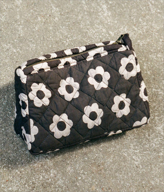 The Quilted Pouch | Noir Daisy