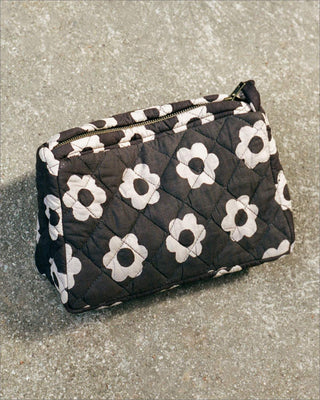 The Quilted Pouch | Noir Daisy