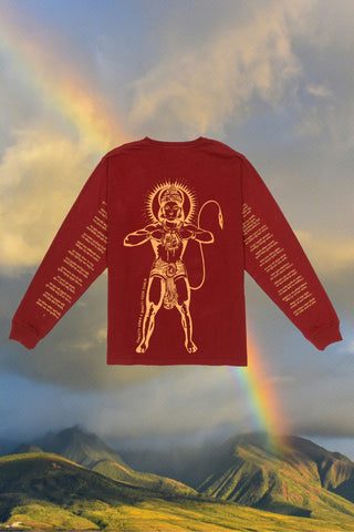 Regenerative Long Sleeve Tee | Hanuman Red