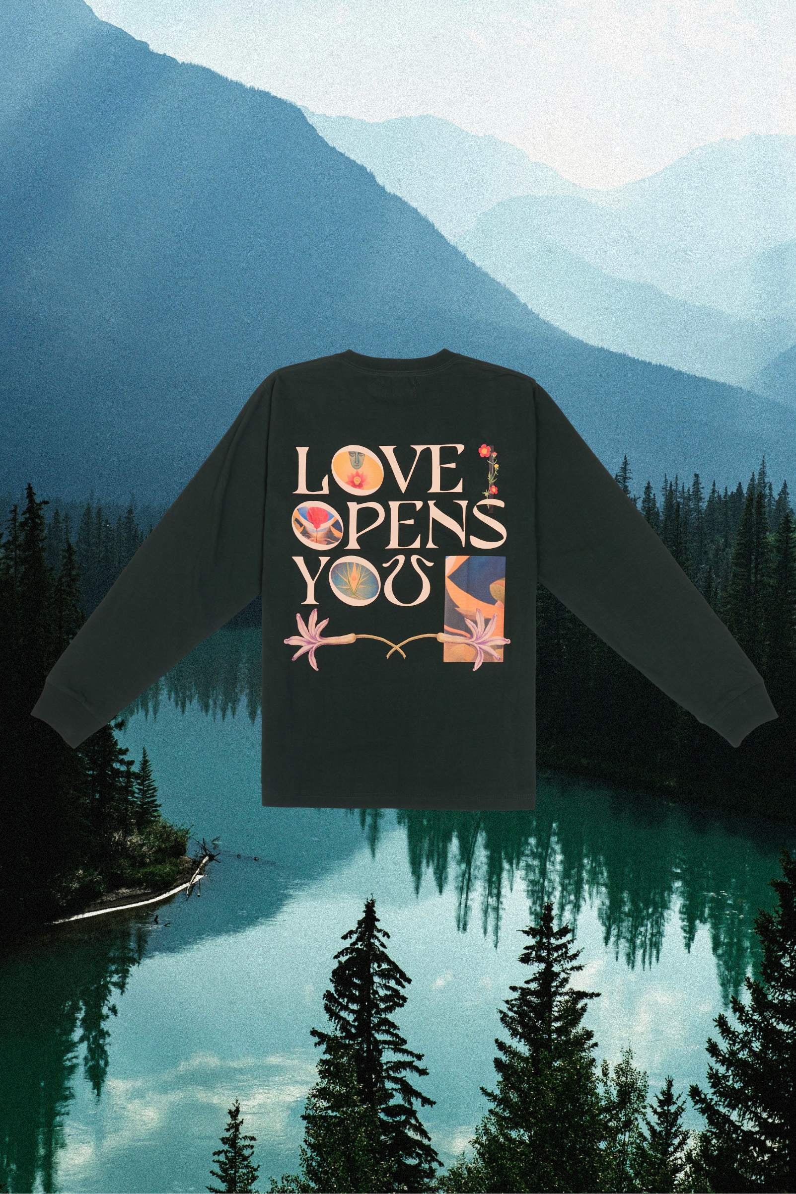 Regenerative Long Sleeve Tee | Love Opens – Christy Dawn