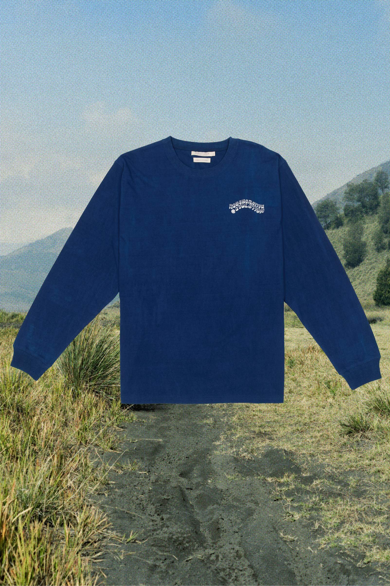 Regenerative Long Sleeve Tee | Evolution Indigo – Christy Dawn