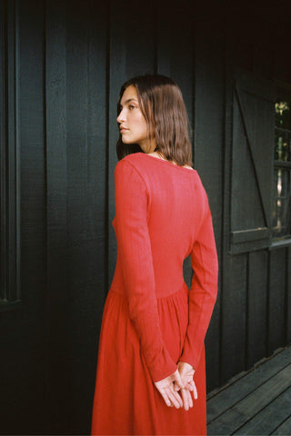 The Ramona Dress | Crimson