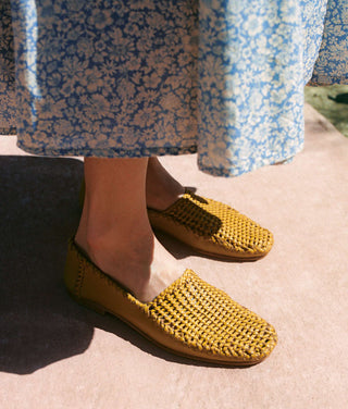 The Romy Loafer | Mustard Leather