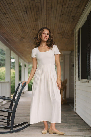 The Scarlet Dress | Eggshell Christy Dawn The Scarlet Dress | Eggshell Christy Dawn