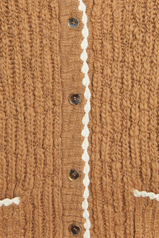 The Hilde Cardigan | Camel